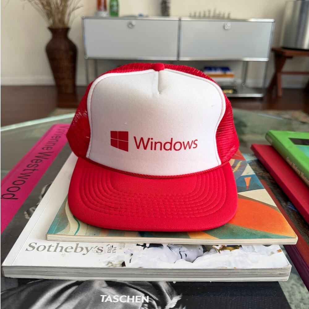 Microsoft Windows Snapback Vintage Trucker Hat